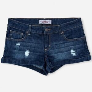 Iris Jeans American Style Denik Modern Vintage dark wash denim shorts